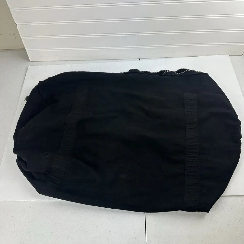Capitol Records Embroidered Logo Black Los Angeles Apparel Duffle Bag 26